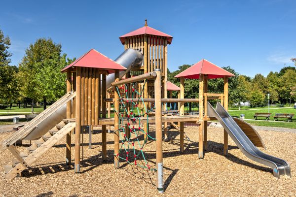 Playground Mulching Service in Louisville