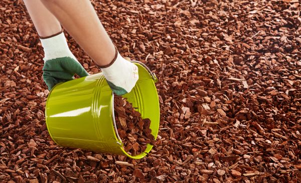 Wood Chip Landscaping in Louisville