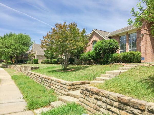 Sloped Yard Landscaping in Louisville