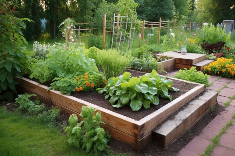 Raised Flower Bed Installation